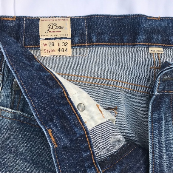 J. Crew 484 Japanese Kaihara Denim Men’s Slim fit - Picture 3 of 6